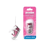 Areon Fresh Wave Odorizant Auto – Bubble Gum, Formă de Adidaș Roz, Aromă Dulce de Gumă de Mestecat